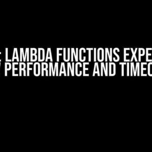 AWS VPC: Lambda Functions Experiencing Slow Performance and Timeouts?